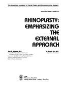 Cover of: Rhinoplasty: emphasizing the external approach