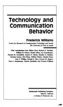 Cover of: Technology and communication behavior