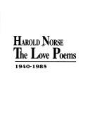 Cover of: Harold Norse, the love poems, 1940-1985.