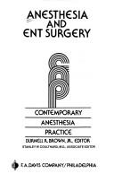 Cover of: Anesthesia and ENT surgery
