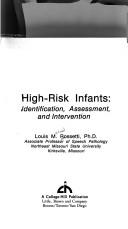 Cover of: High-risk infants: identification, assessment, and intervention