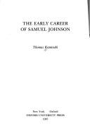 Cover of: The early career of Samuel Johnson