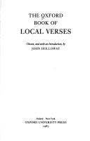 The Oxford book of local verses by John Holloway