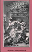 Cover of: Joseph Andrews ; with Shamela ; and related writings by Henry Fielding