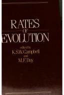 Cover of: Rates of evolution