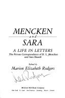 Cover of: Mencken and Sara: a life in letters