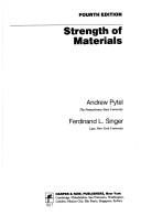 Cover of: Strength of materials by Andrew Pytel