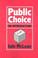 Cover of: Public choice