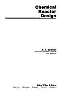 Cover of: Chemical reactor design