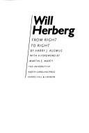 Cover of: Will Herberg, from right to right