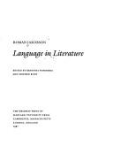 Cover of: Language in literature by Roman Jakobson