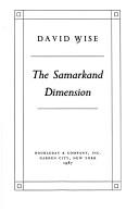 Cover of: The Samarkand dimension