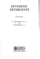 Cover of: Synthetic detergents