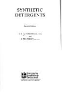 Cover of: Synthetic detergents by A. Davidsohn