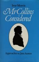 Cover of: Mr. Collins considered: approaches to Jane Austen