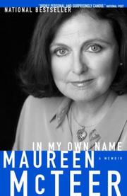 Cover of: In My Own Name by Maureen McTeer, Maureen McTeer