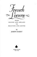 Cover of: French lovers by Joseph Amber Barry