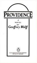 Cover of: Providence by Geoffrey Wolff, Geoffrey Wolff