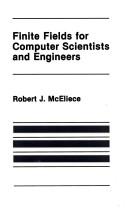 Cover of: Finite fields for computer scientists and engineers