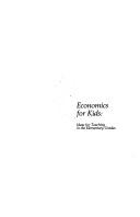 Cover of: Economics for kids | Mark C. Schug