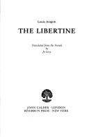 Cover of: Libertine, The.