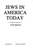 Cover of: Jews in America today by Lenni Brenner