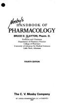 Cover of: Mosby's handbook of pharmacology by Clayton, Bruce D.