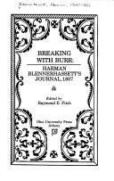 Cover of: Breaking with Burr: Harman Blennerhassett's journal, 1807