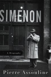 Cover of: Simenon by Pierre Assouline