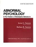 Cover of: Abnormal psychology by Irwin G. Sarason