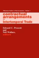 Cover of: Contractual arrangements for intertemporal trade
