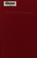 Cover of: Architecture of Rome: a nineteenth-century itinerary
