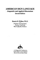 Cover of: American sign language: linguistic and applied dimensions