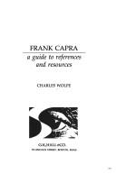 Cover of: Frank Capra by Wolfe, Charles
