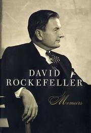 Cover of: David Rockefeller: Memoirs