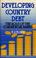 Cover of: Developing country debt