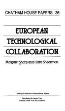 Cover of: European technological collaboration