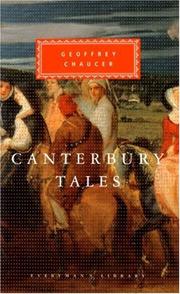 Cover of: Canterbury tales by Geoffrey Chaucer