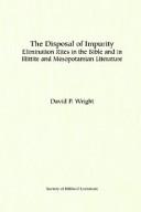 Cover of: The disposal of impurity by David P. Wright