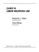 Cover of: Cases in labor relations law | 