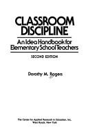 Cover of: Classroom discipline