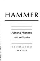 Cover of: Hammer by Armand Hammer