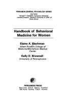 Cover of: Handbook of behavioral medicine for women