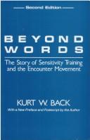 Beyond words by Kurt W. Back
