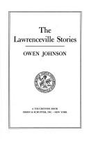 Cover of: The Lawrenceville stories by Owen Johnson