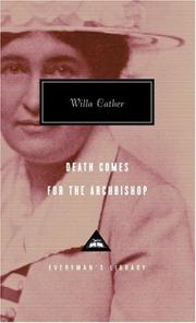 Cover of: Death comes for the archbishop by Willa Cather