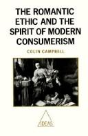Cover of: The romantic ethic and the spirit of modern consumerism