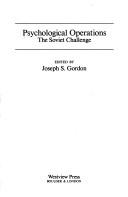 Psychological operations by Joseph S. Gordon
