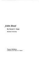 Cover of: John Reed by David C. Duke