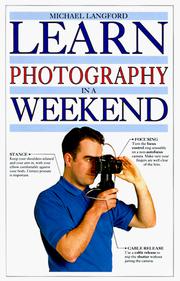 Cover of: Learn Photography in a Weekend (Learn in a Weekend Series)